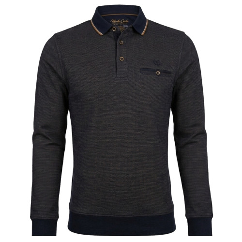 detail Mikina Monte Carlo Stripe Collar
