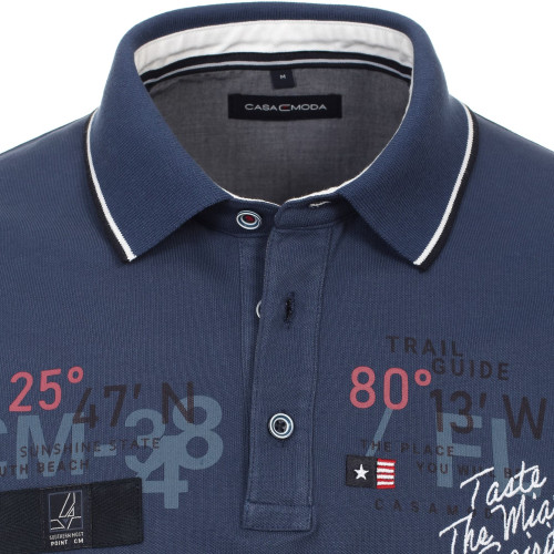 detail Polo Triko Casamoda Miami Spirit