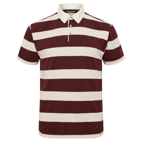 detail Polo Triko North Rugby Striped