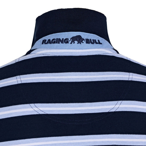 detail Polo Triko Raging Bull Triple Birdseye