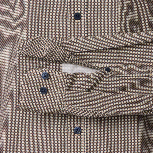 detail Košile Casamoda Brown Diamonds