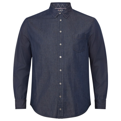 detail Košile North Denim Indigo