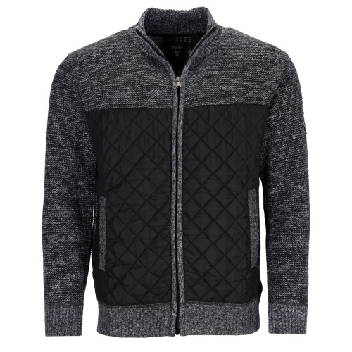 detail Bunda Hajo Mottled Knit Hybrid