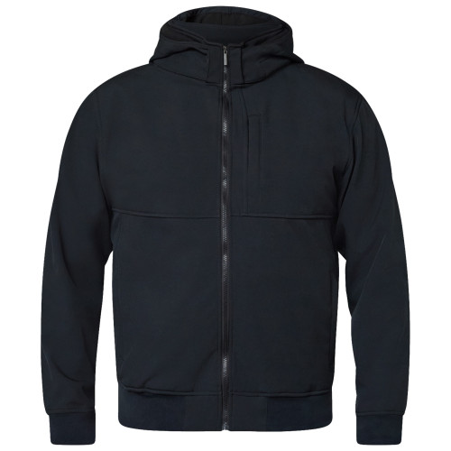detail Bunda North Black Softshell