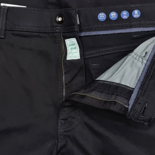 detail Džíny Pierre Cardin Black Raw